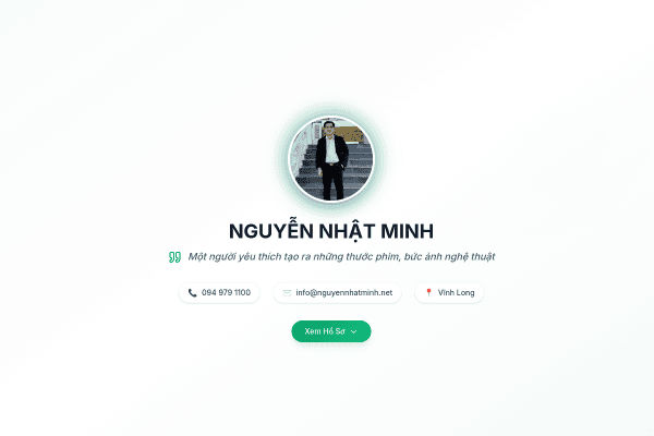 Nguyễn Nhật Minh's Portfolio screenshot